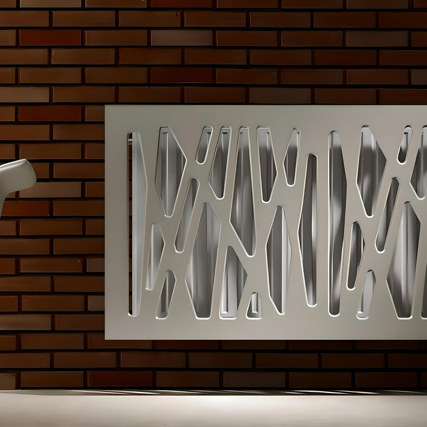 Stylish Removable Radiator Radiator Cover in Futuristic GEO Design ...