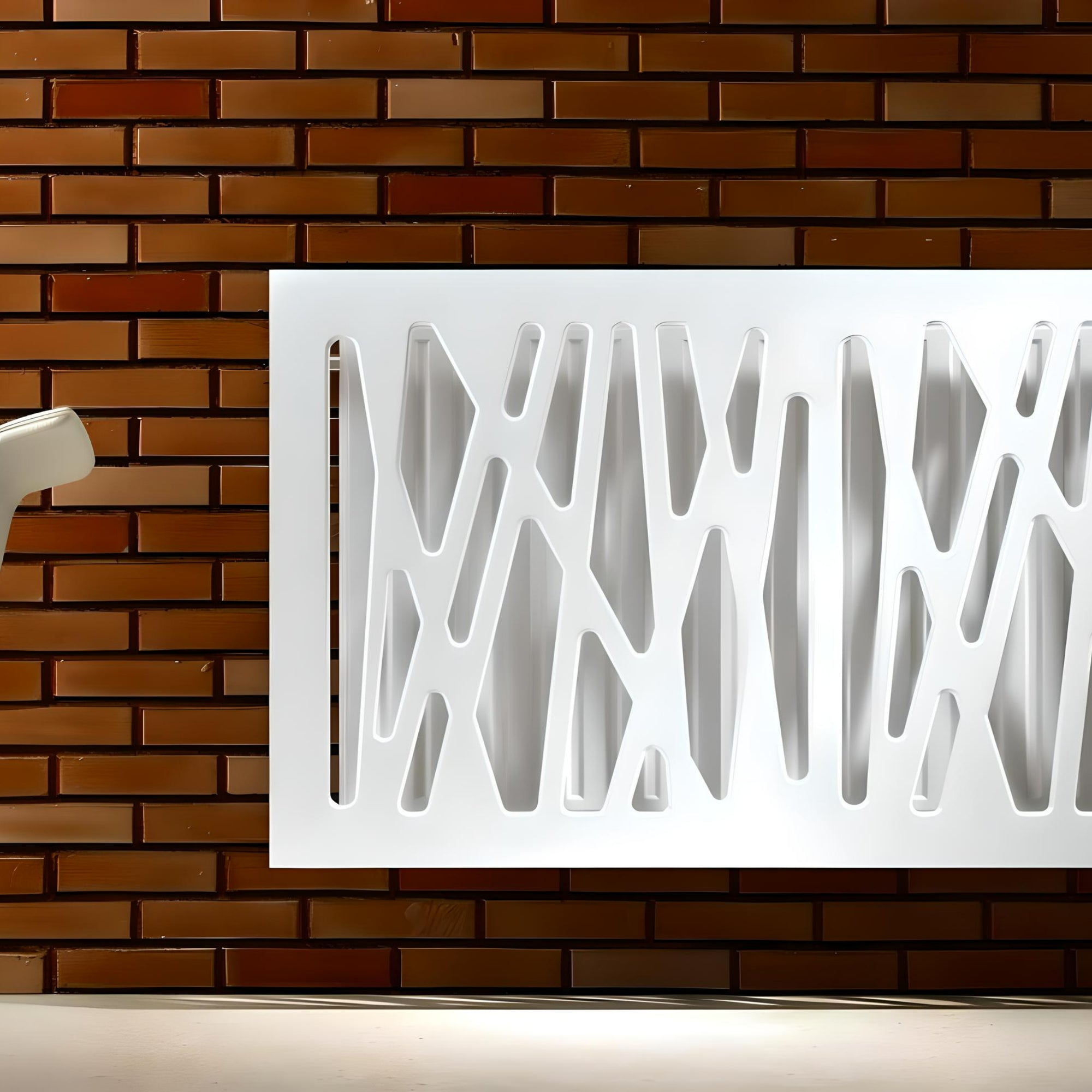 Stylish Removable Radiator Radiator Cover in Futuristic GEO Design ...