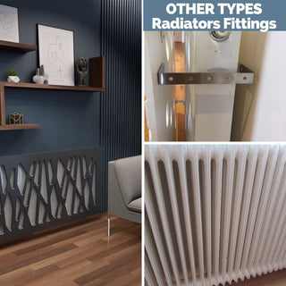 Alternative Radiator Cover Fittings Column RollRound Top Radiator Bathroom Towel Rail & others-Other Heaters / Coolers-RadiatorCoversShop.com