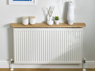 Easy Fit Radiator Shelf Brackets Drill Free Installation White Coated Steel Fitting Pk 2-Radiator Covers > Modern Radiator Covers > Designer Radiator Cover > Floating Radiator Covers Fixings > Removable Covers Accessories-RadiatorCoversShop.com