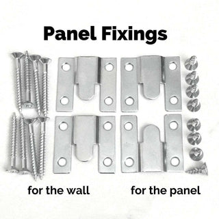 Concealed Wall Mount Fixing Brackets for Flash hanging of Headboards Decorative Wall Panels, set of 2-Radiator Covers > Modern Radiator Covers > Designer Radiator Cover > Custom Made Radiator Covers > Heater Grill Covers > Removable Covers > Made to Measure Radiator Cover > Floating Radiator Covers-RadiatorCoversShop.com