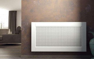 Elegant White Panel Radiator Heater Covers with Classic ELLIPSE decorative grille inset screen-Radiator Covers > Panel Radiator Covers > Classic Radiator Covers > Designer Radiator Cover > Custom Made Radiator Covers > Heater Grill Covers > Clip on Panel Covers > Made to Measure Radiator Cover-RadiatorCoversShop.com
