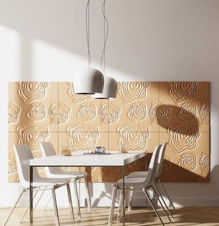 Decorative 3D Textured Feature Wall Panels with Subtle ROSE Design-Wall Panelling > Decorative Wall Panels > Textured Wall Panels > 3D Wall Panels > Feature Wall Covering-RadiatorCoversShop.com