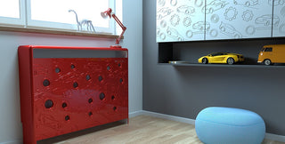 Children Design Radiator Cabinet Cover CARS for Boys nursery playroom ...
