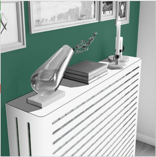 Modern Floating White Radiator Heater Cover NORDIC CORNER LINE design ...