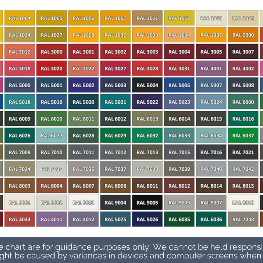 RAL Classic K7 Colour Chart Pallet Icons Fan Deck Swatches with refere ...