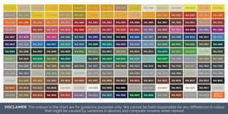 RAL Classic K7 Colour Chart Pallet Icons Fan Deck Swatches with reference numbers-Radiator Covers > Modern Radiator Covers > Designer Radiator Cover > Custom Made Radiator Covers > Heater Grill Covers > Removable Covers > Made to Measure Radiator Cover > Floating Radiator Covers-RadiatorCoversShop.com