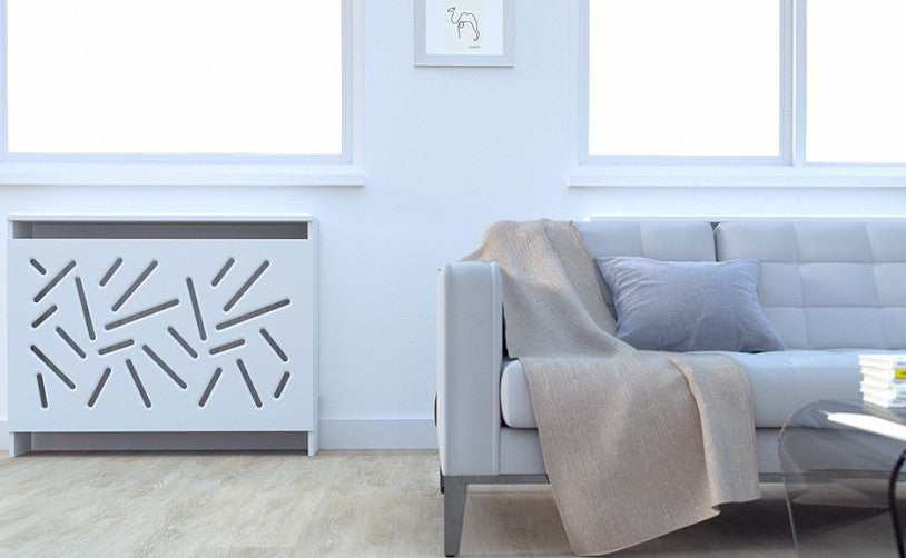 ADD ON Cabinet Box for CLASSIC White Radiator Heater Cover top & sides ...