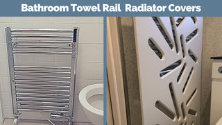 Towel Rail Radiator Cover Safety Panel protecting from burns in En-suit Cloaks Bathroom Heaters-Towel Rail Covers > En-suite Radiator Covers > Clip-on Radiator Covers > Heated Ladder Radiator Cover > Bathroom Radiator Covers > Heater Grill Covers > Heated Rail Covers > Cloaks Radiator Protectors-RadiatorCoversShop.com